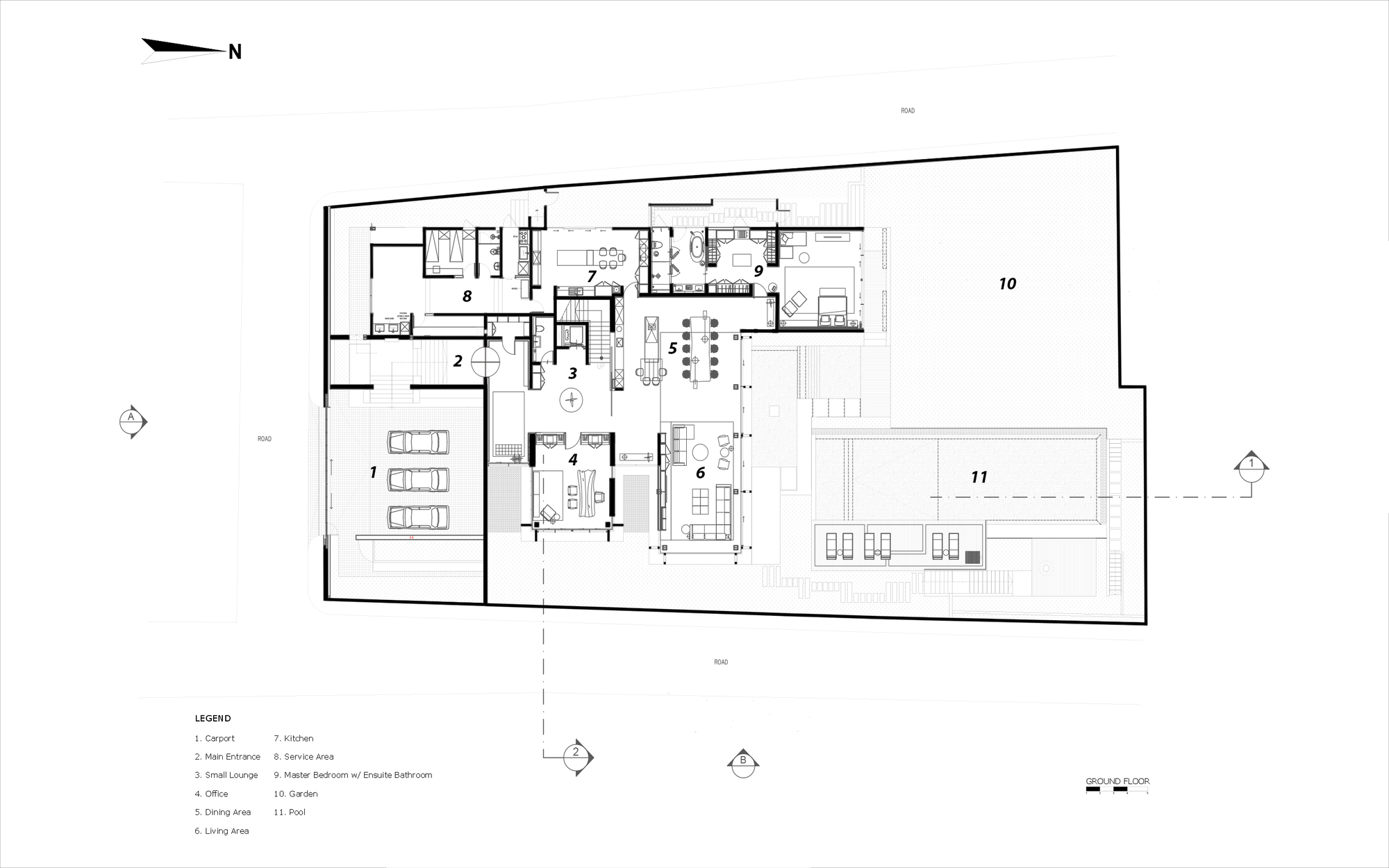 乌玛萨里宅邸丨印度丨Arkana Architects-3