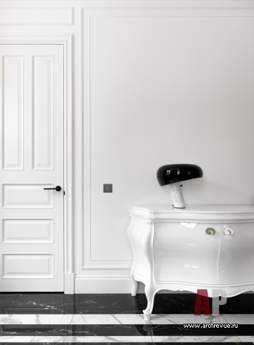 莫斯科郊外带阁楼的三层现代法式古典风格住宅丨俄罗斯莫斯科丨Шалдыбина Светлана(谢尔盖·沙尔迪宾娜)-14