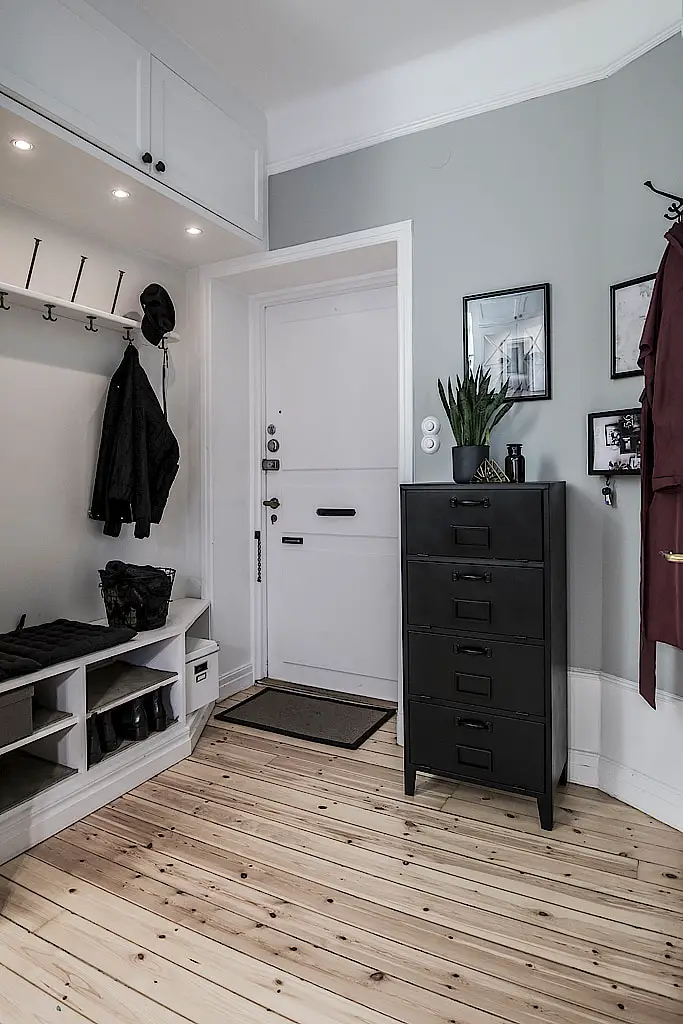 鲜亮色彩点缀的北欧风格 | 以白色为基调的清新空间-38