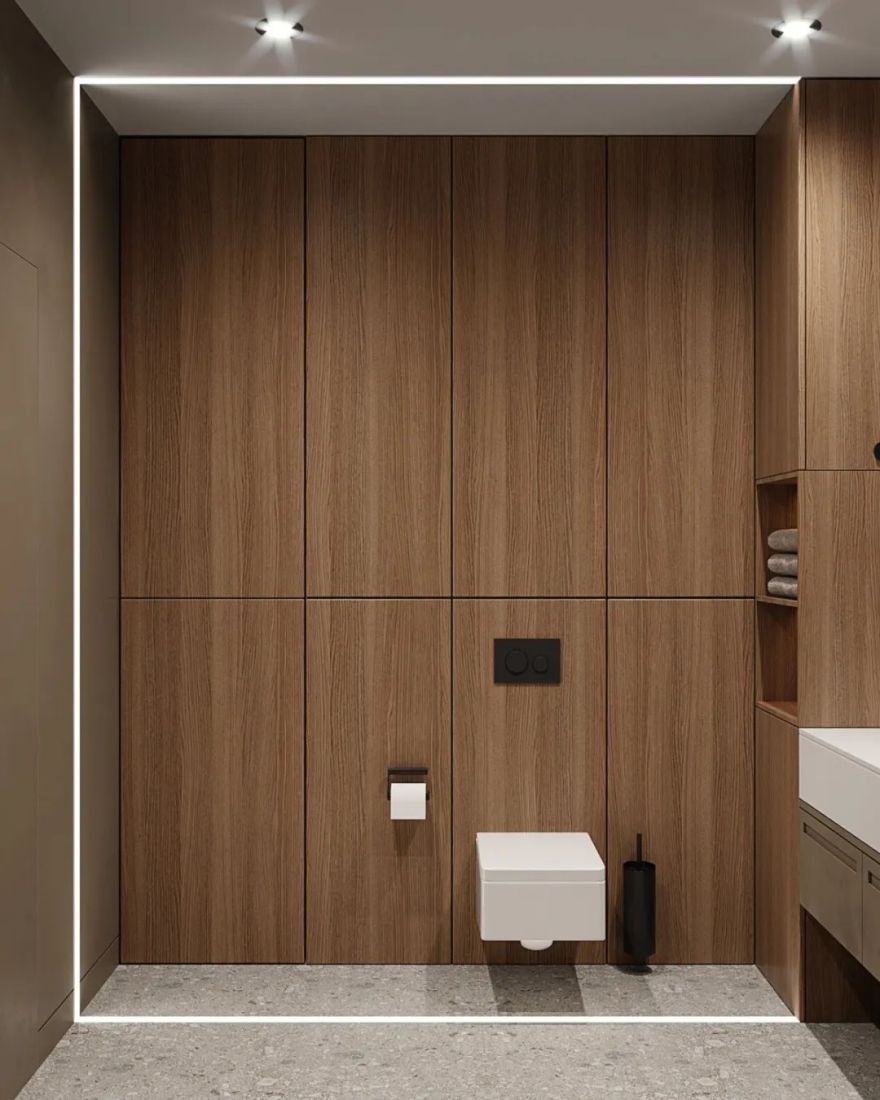 一厅三室,灰色+木色,高级!-39