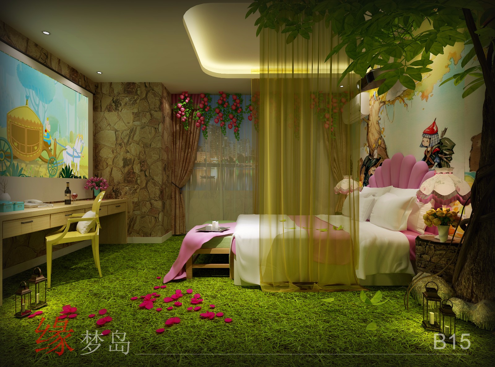 主题酒店设计案例 缘梦岛智慧酒店-8