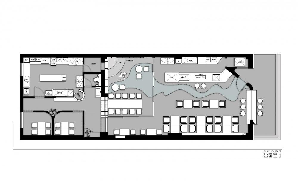 深蓝坊咖啡馆的浪花空间-57