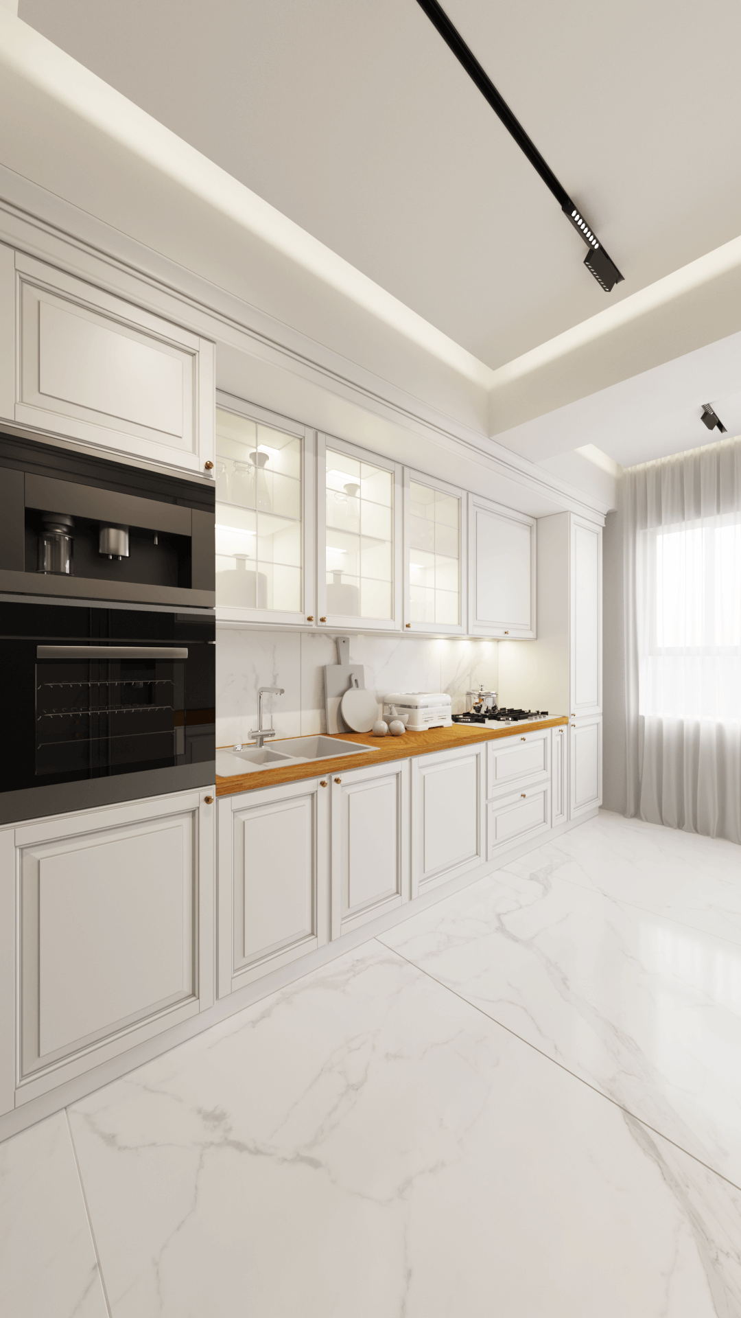 170㎡浅色系公寓设计 方寸之间，皆是雅韵！-8