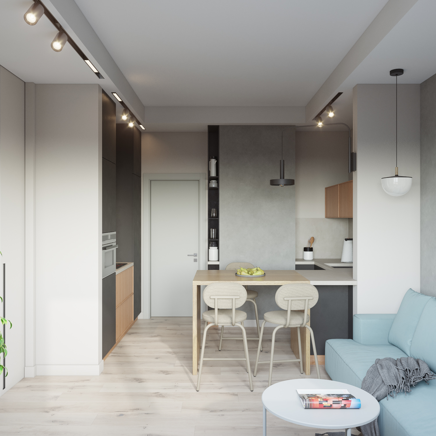 Cell· 现代快节奏生活小公寓设计丨JULIA SIDOROVA-7