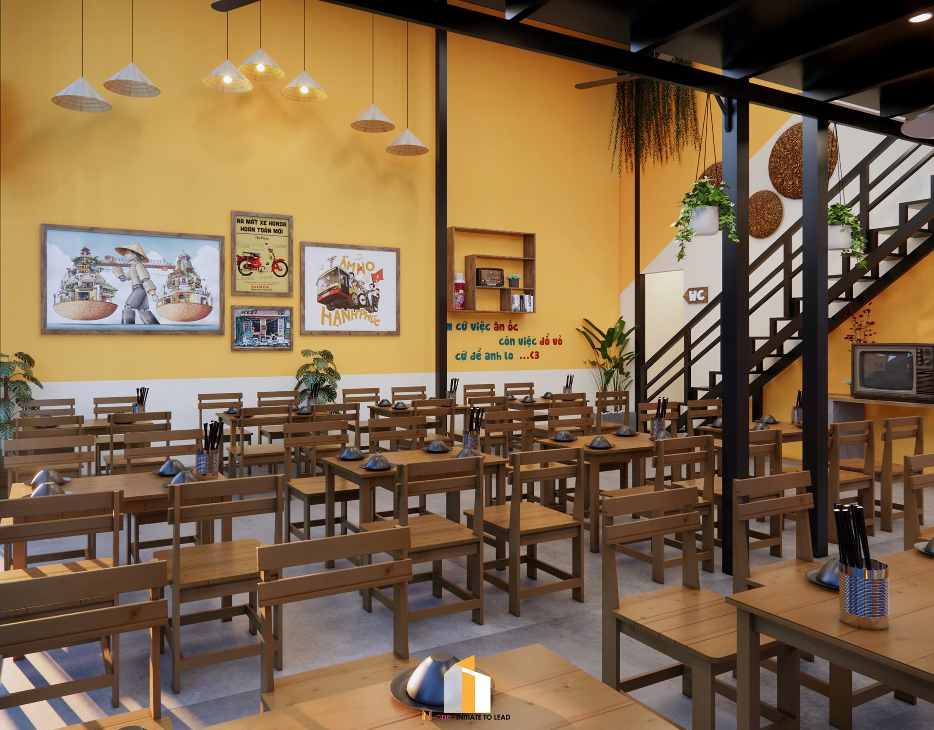 Quán Ốc Dì Ba（可能对应中文“第三螺店” ）丨越南胡志明市丨SN_Design（位于N  One）-9