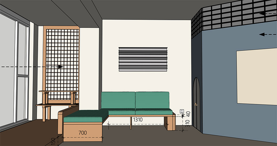 在“一线天”户型里三世同堂丨中国北京丨七巧天工设计-114