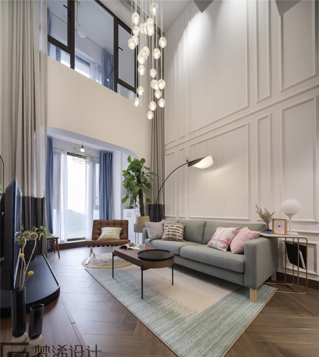 梵浠设计丨公寓丨温暖北欧风家居空间-6