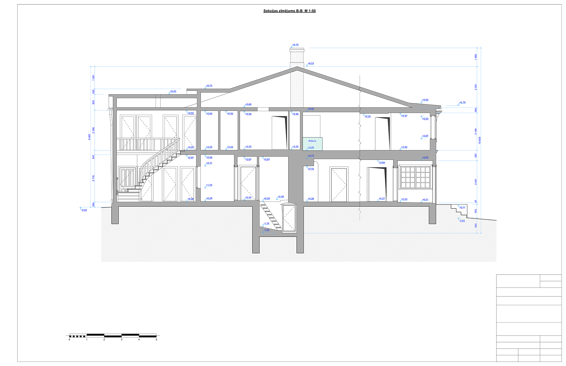 Scan to CAD old Wooden House - Latvia-14