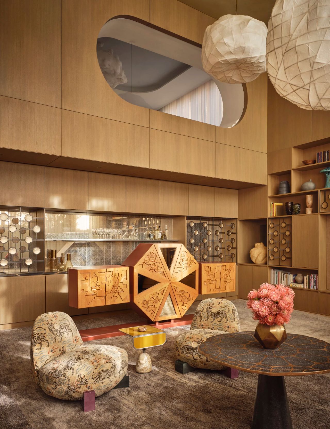 迈阿密海岸线2000㎡的禅意艺术私宅丨美国迈阿密丨Kelly Behun Studio-17