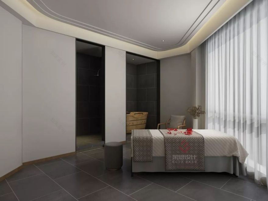 顶真美容会所 | 简约中式设计,呈现舒心之美-46