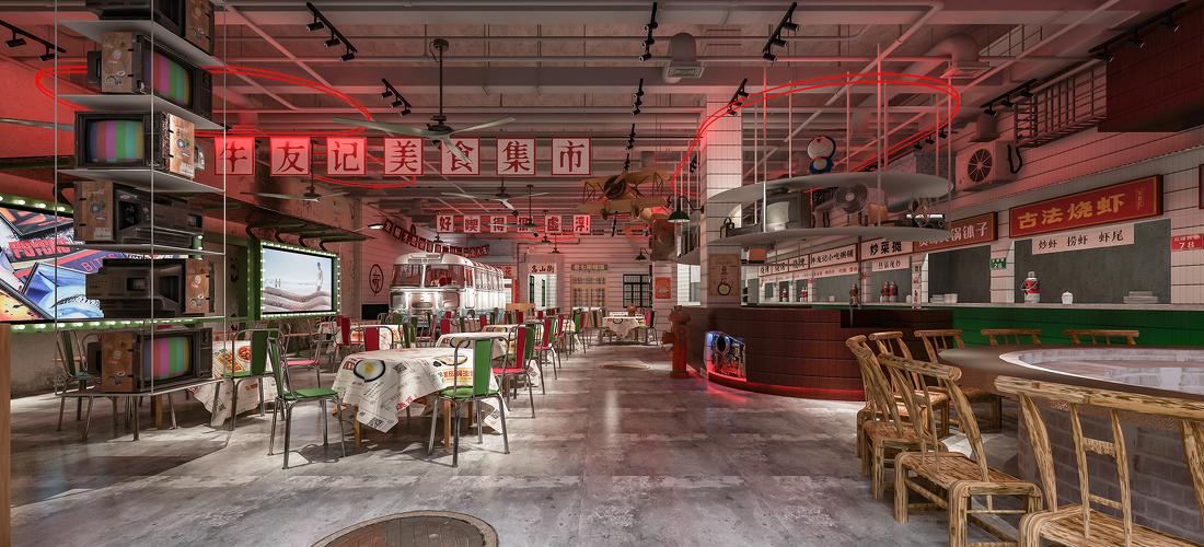 古法烧虾夜宵设计方案＋落地实景-20