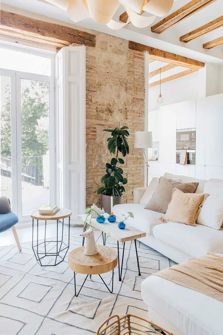 巴塞罗那城区的宁静地中海风公寓设计-4