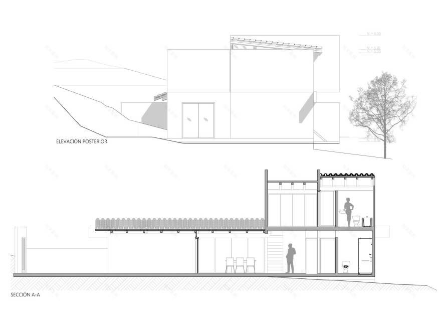 房子分支和岩石丨厄瓜多尔丨Ruptura Morlaca Arquitectura-23