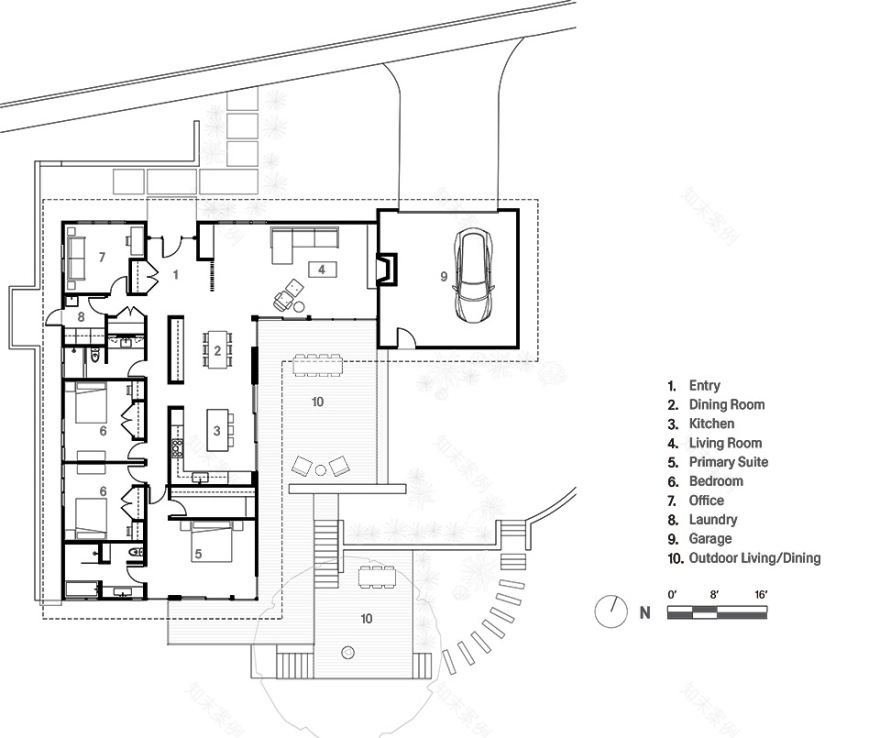 Viewridge住宅丨美国丨Feldman Architecture-15