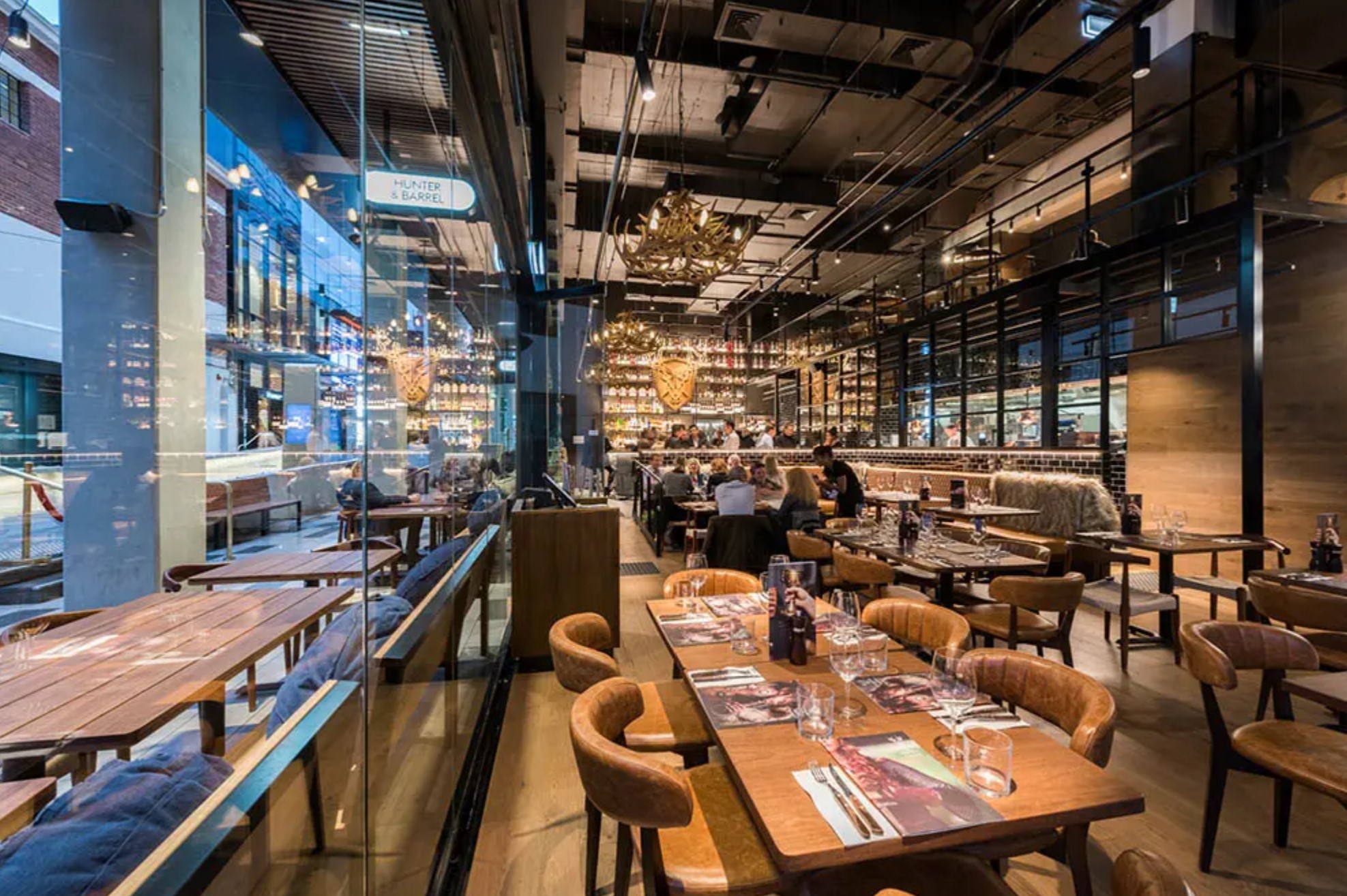 Hunter & Barrel 餐厅室内设计丨澳大利亚珀斯丨Design Partnership-0