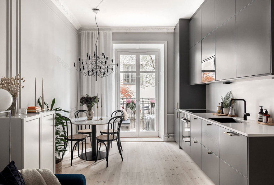 "斯德哥尔摩 37 平方精致一居,小空间展现优雅设计"-9