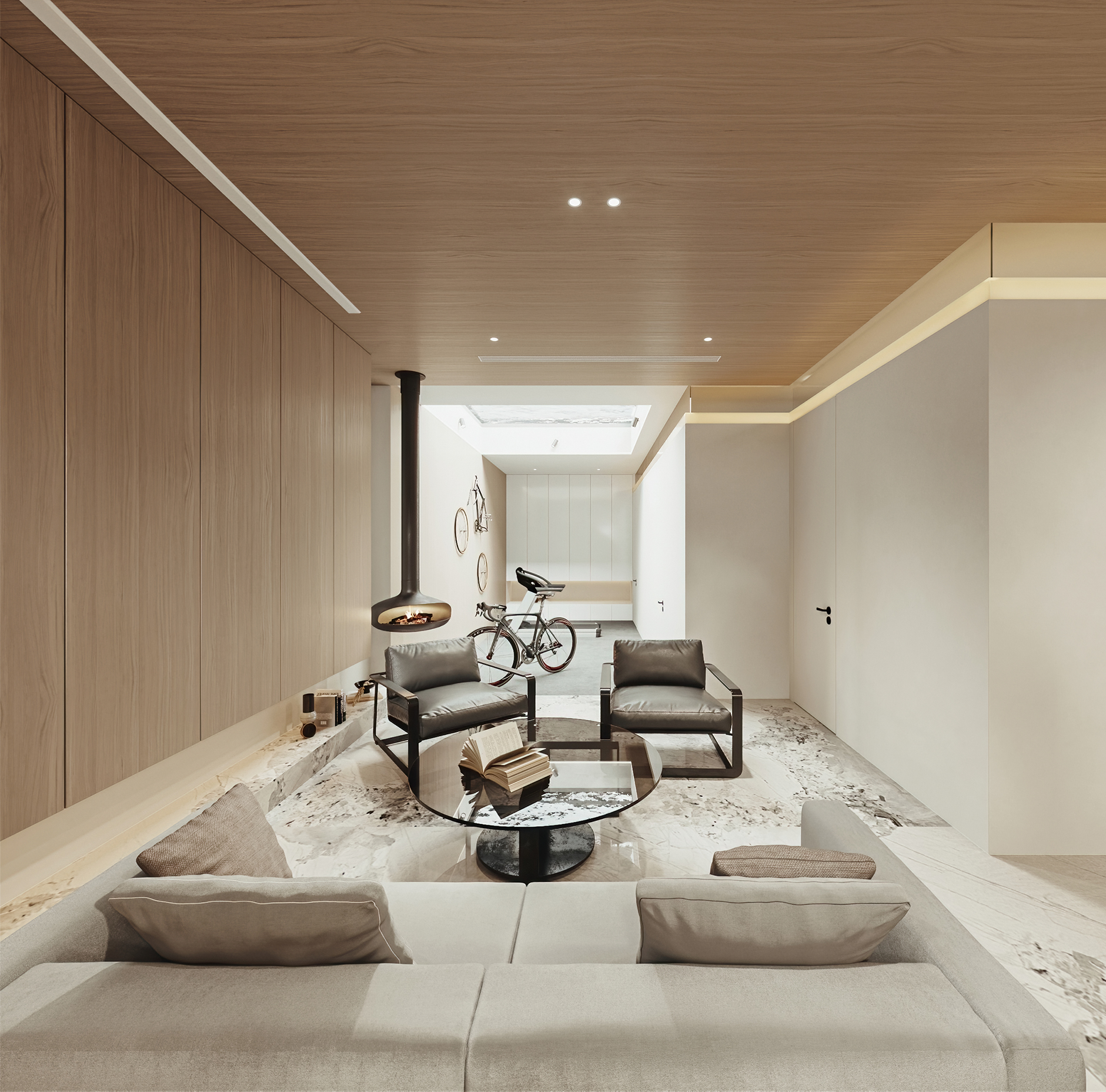 派逃设计·580m²现代别墅-13