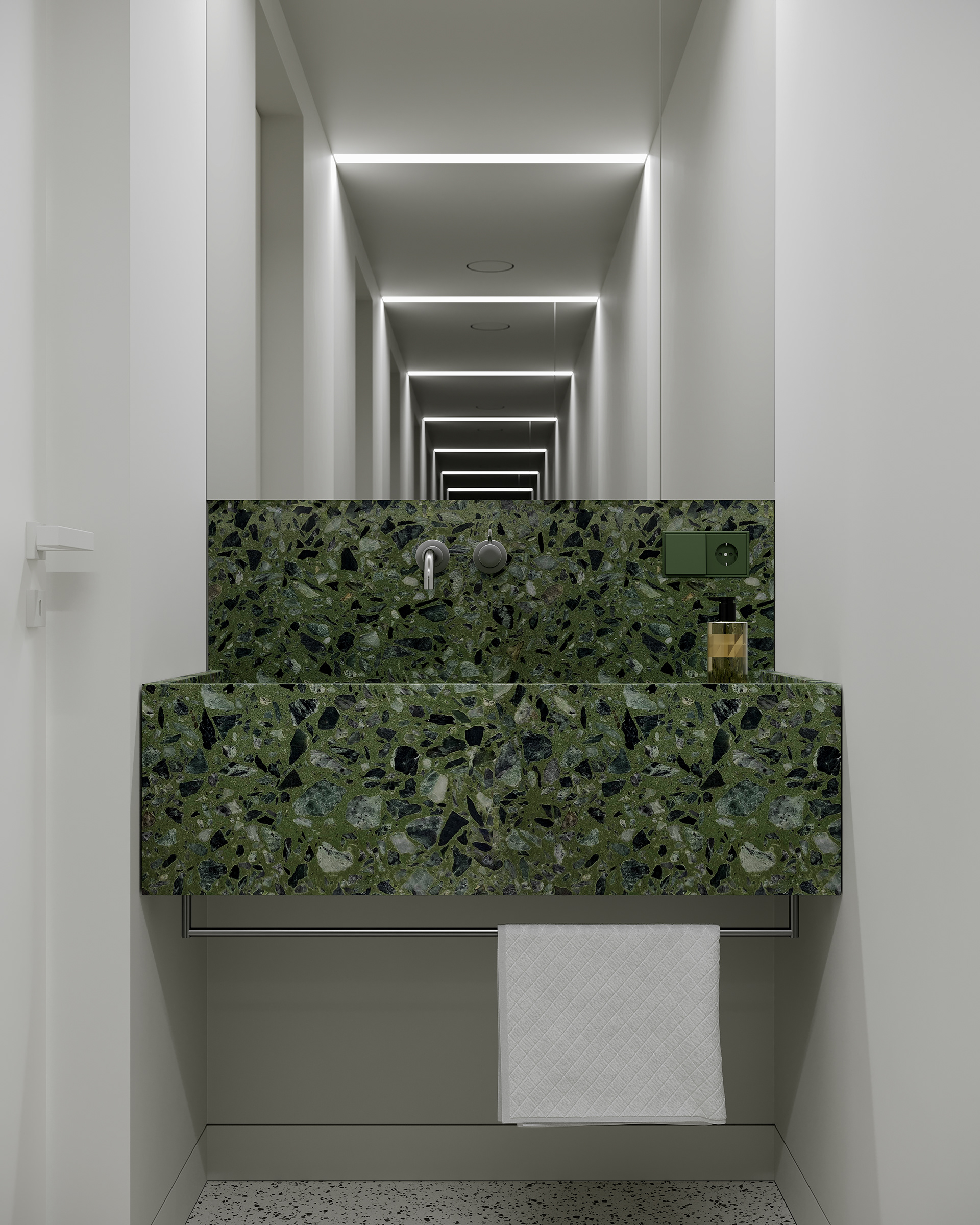 PRL时代典型波兰立方体房屋室内改造-23