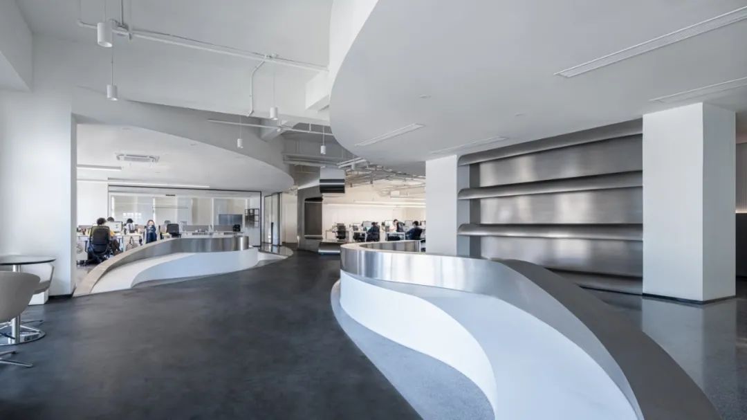 静谧时尚|灰色调办公空间-33