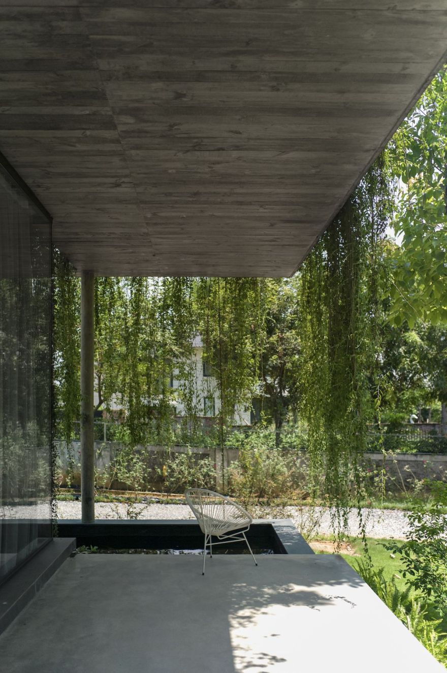 Ba Vì森林中的开放互动生活空间-40