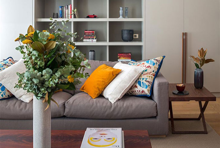 巴塞罗那 19 世纪古建筑中的明亮家园-1