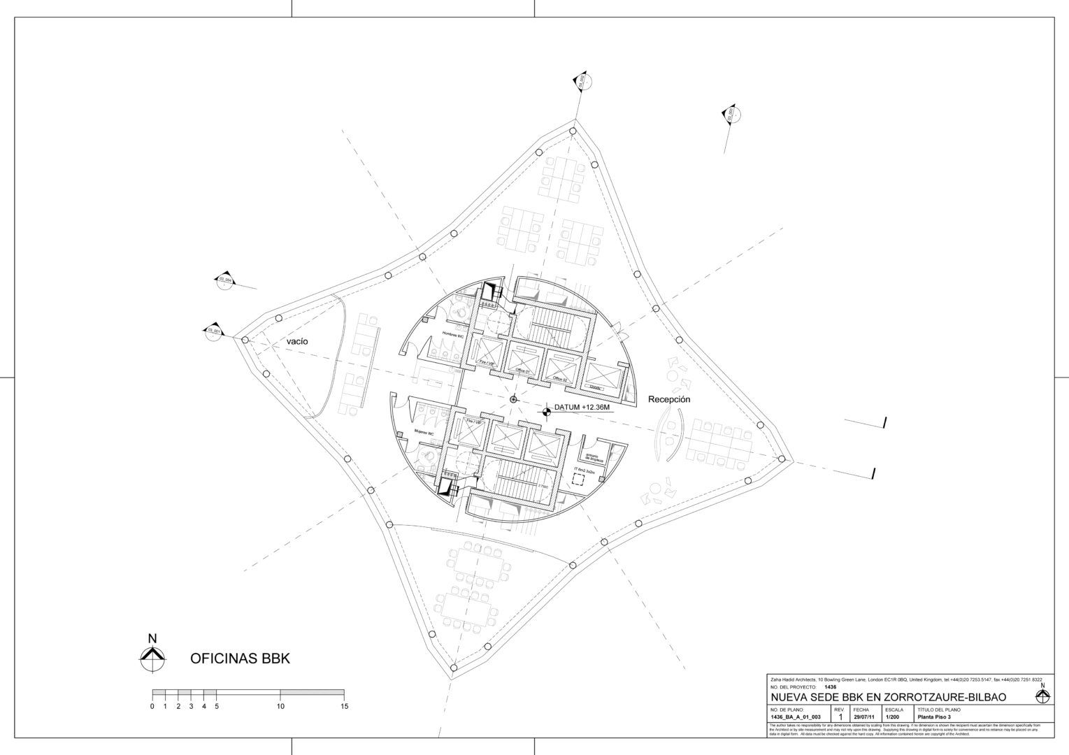 扎哈·哈迪德建筑事务所设计的 BBK 银行总部成为西班牙地标-36