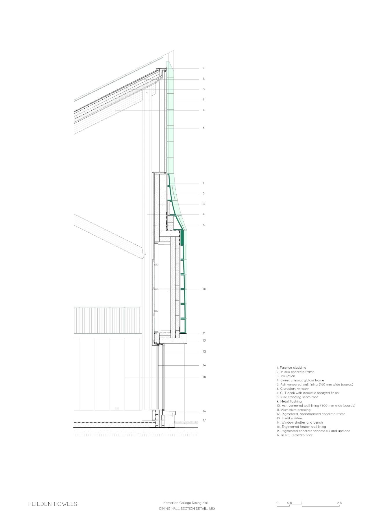 剑桥大学新食堂丨英国剑桥丨伦敦建筑工作室 Feilden Fowles-39