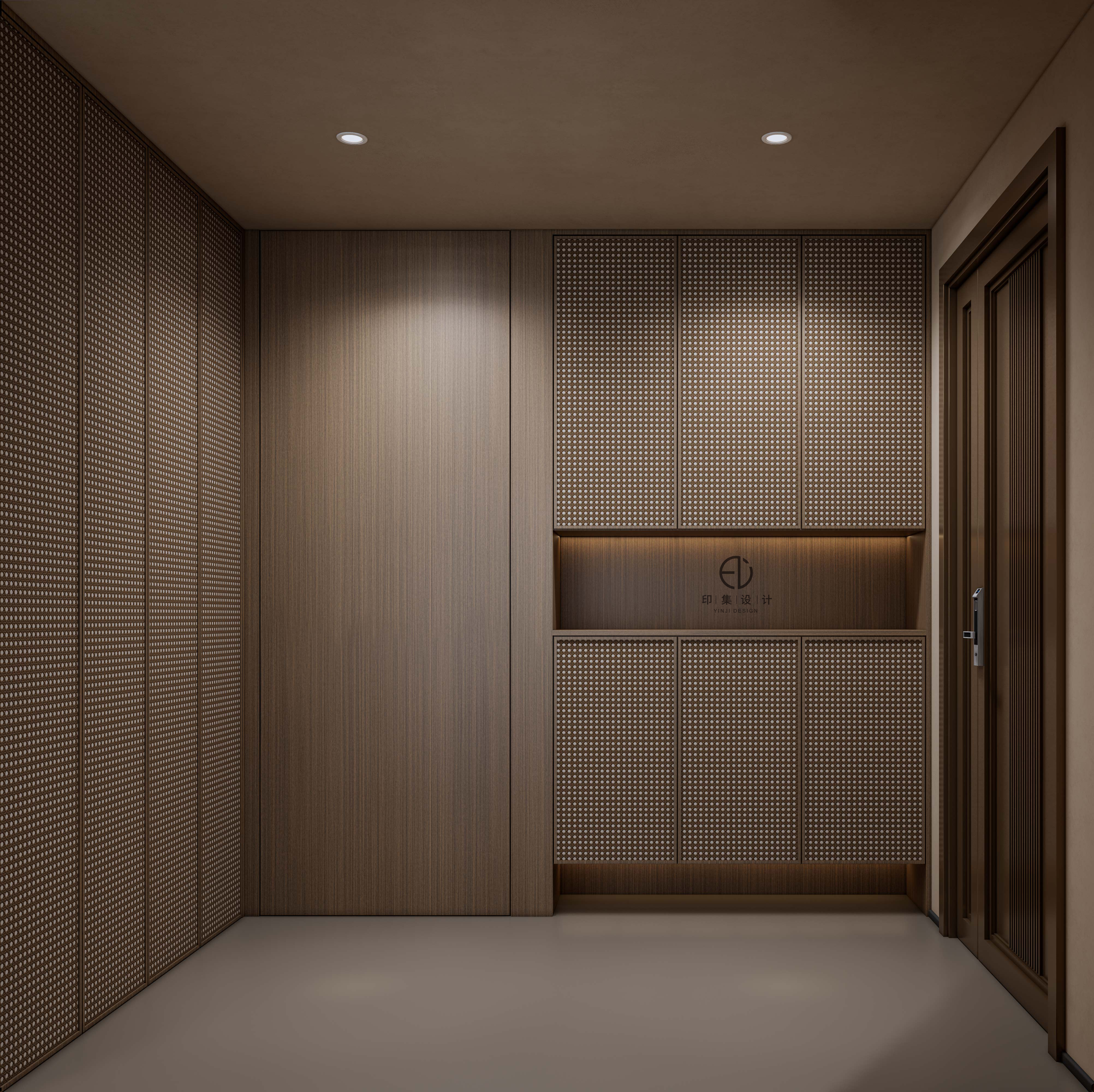 128㎡黑胡桃侘寂风：身居简素，黯然亦安然-12