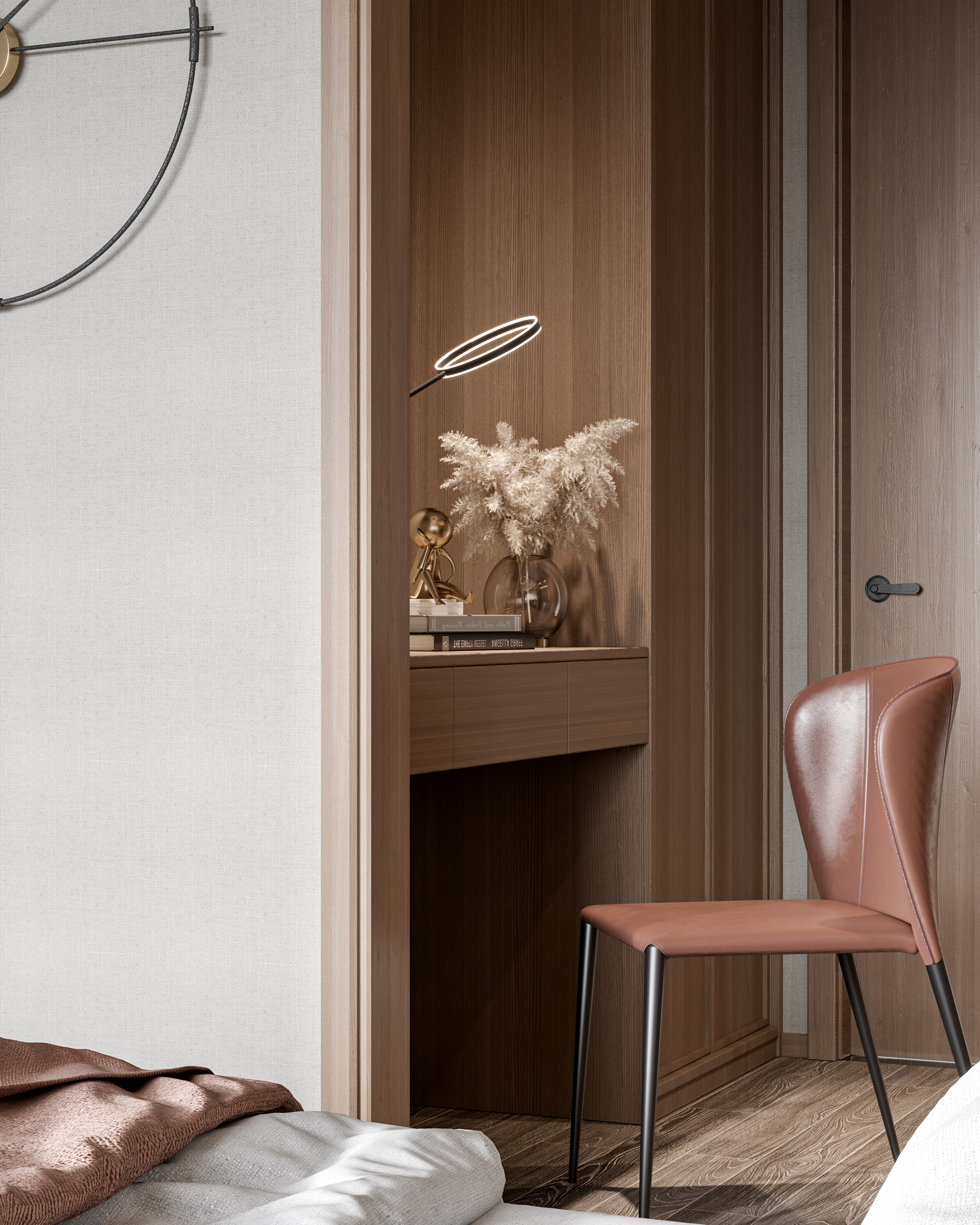 现代暖调家居设计，温馨舒适的空间艺术-13