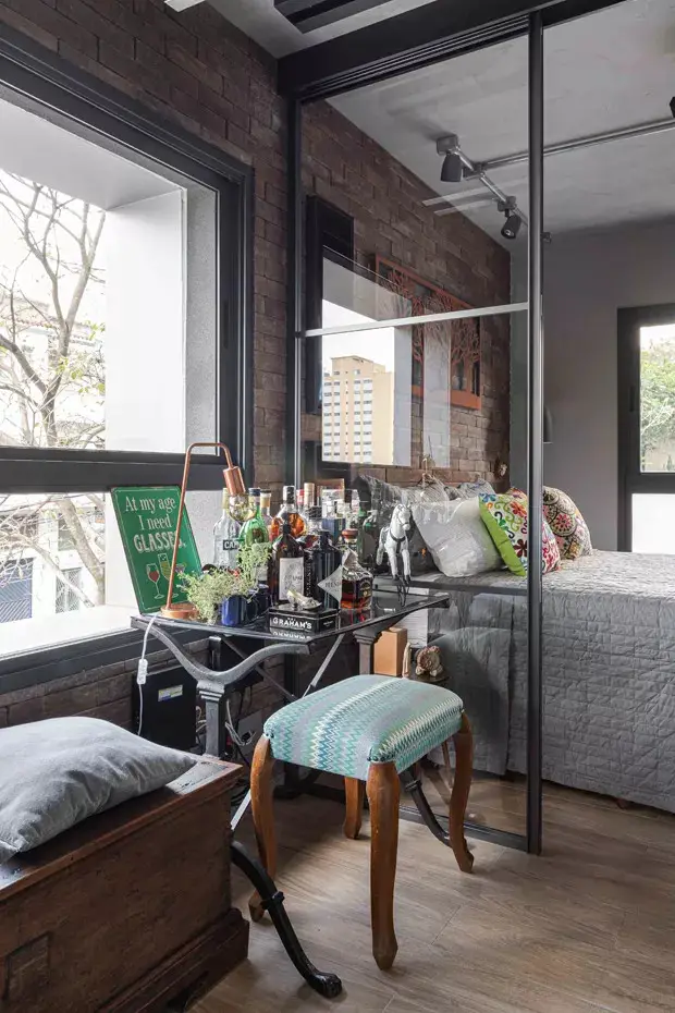32m2 巴西小公寓的混搭设计魅力-2