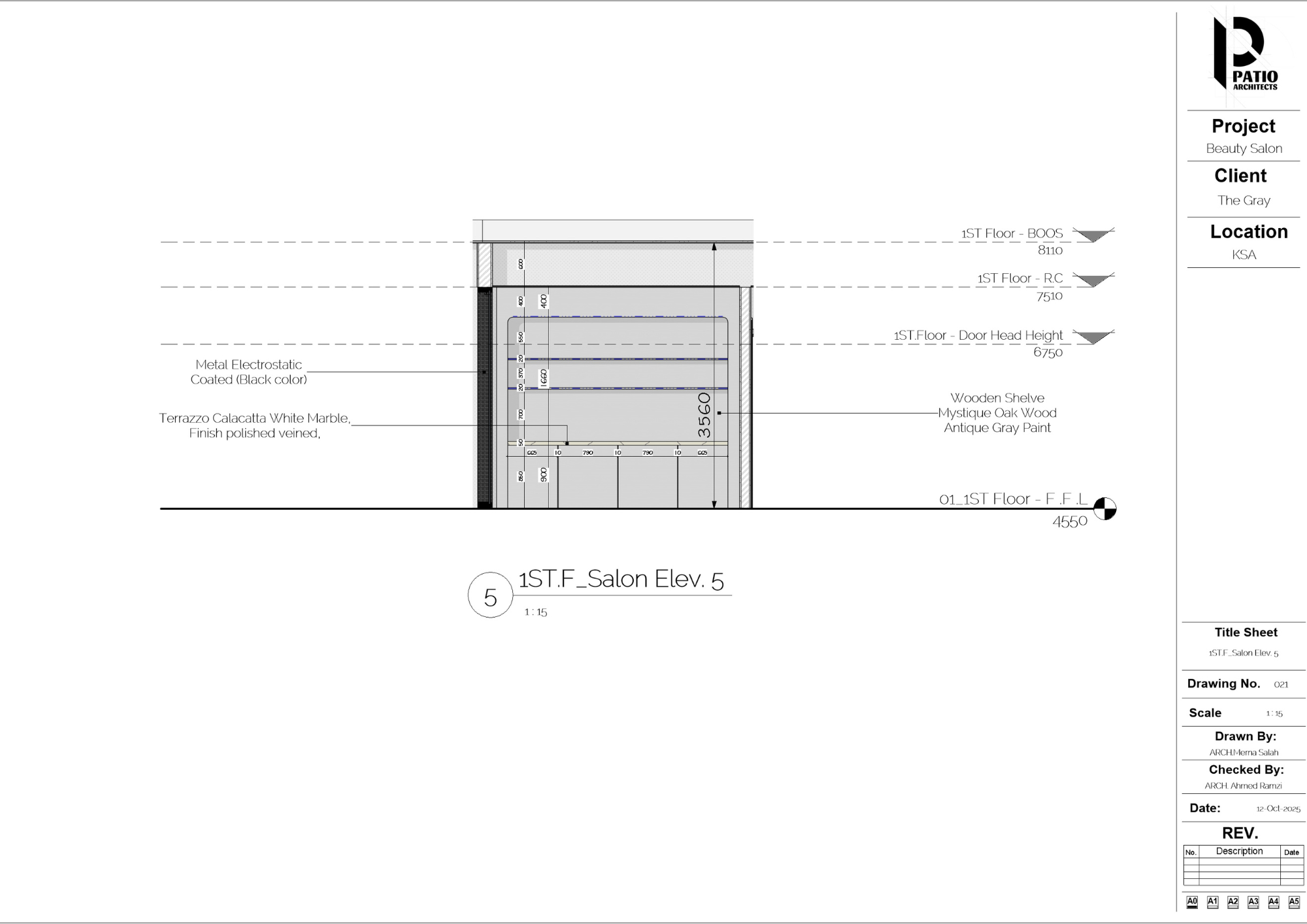 奢华沙龙设计理念

注：你提供的Lu·urious可能拼写有误，推测应该是Luxurious  丨沙特阿拉伯利雅得丨Patio Architects L.L.C-14