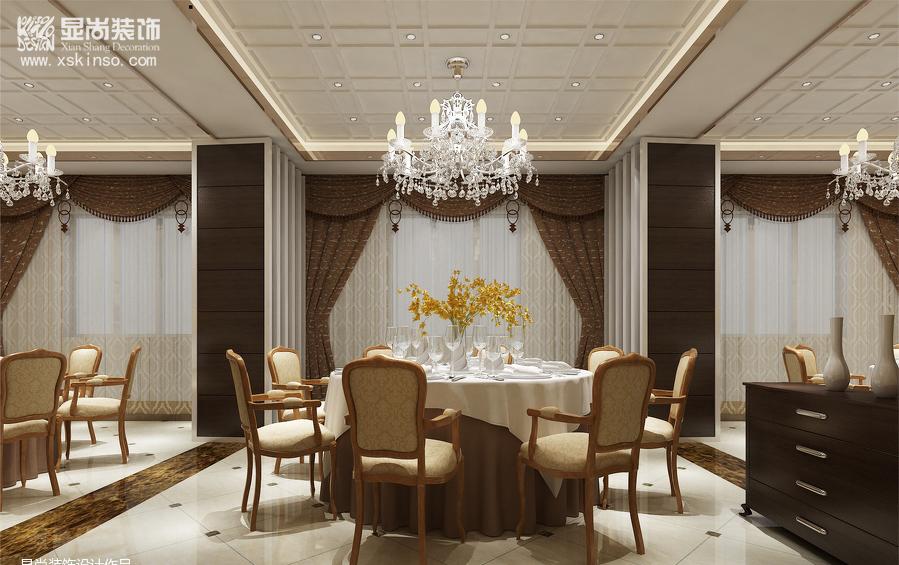 现代新古典奢华海鲜酒楼，品味华丽新风尚-16