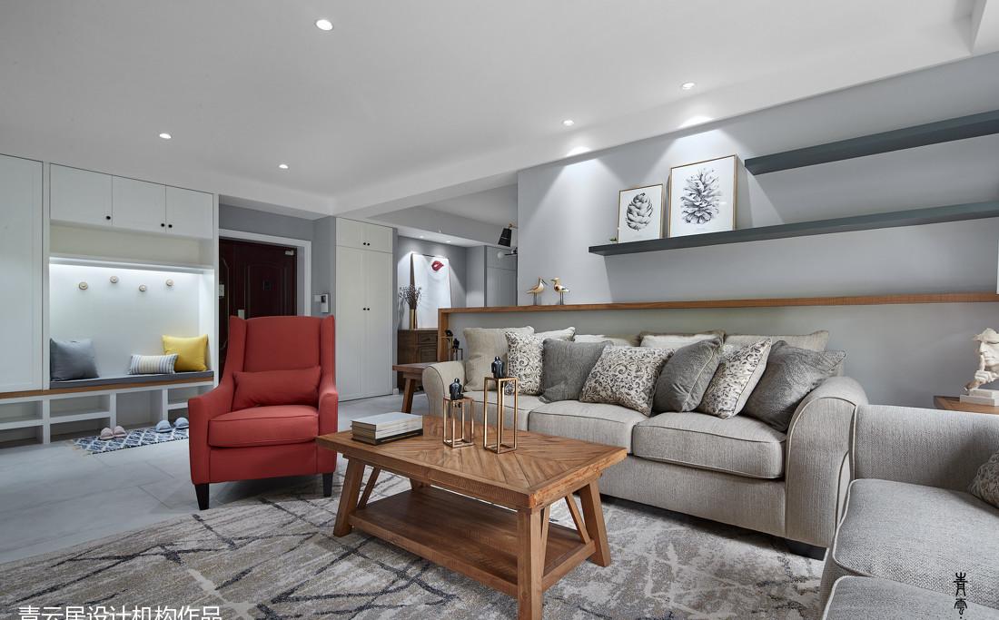 美式风格公寓,打造宽敞明亮生活空间-0