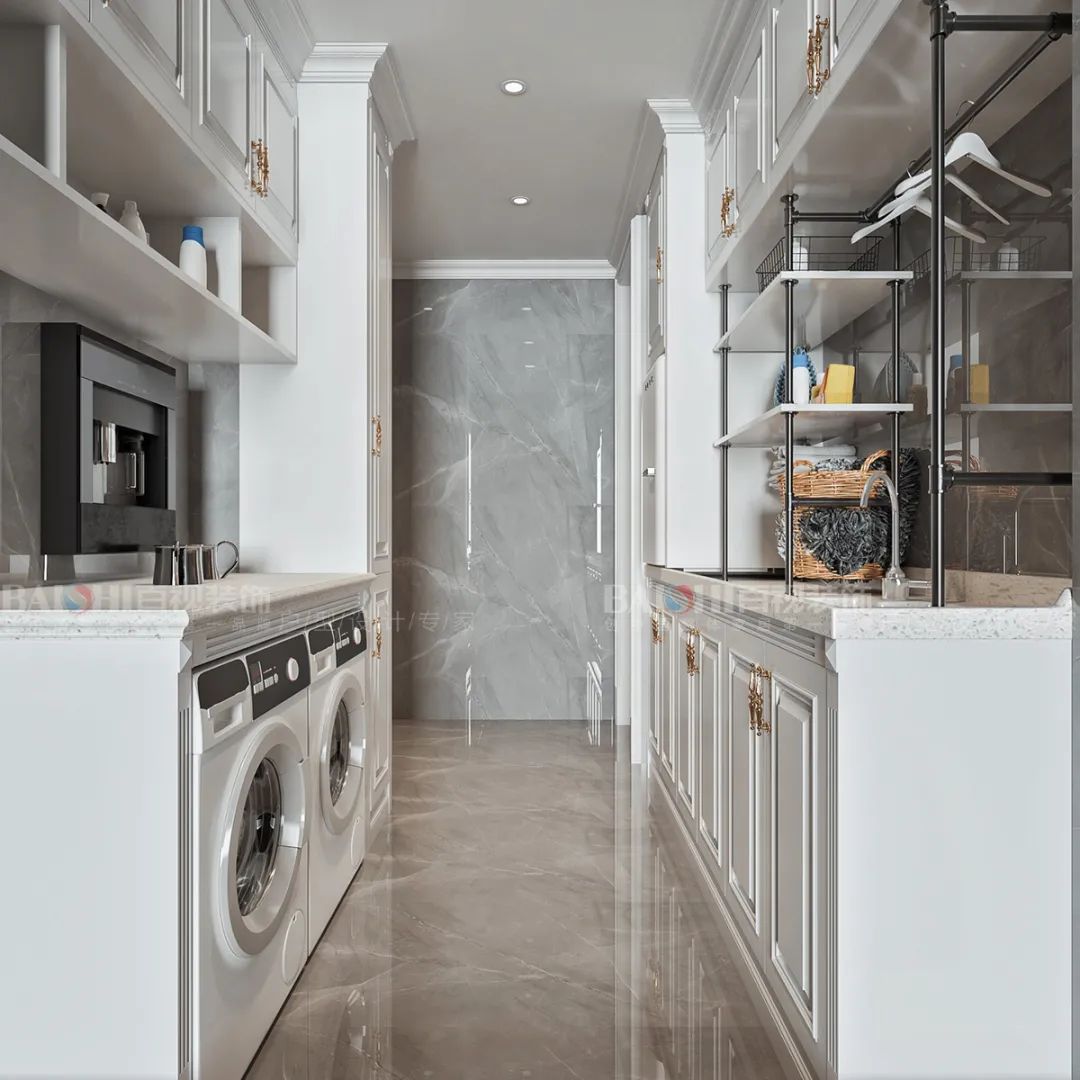 国宾天下 280 平美式轻奢别墅，四层空间多重功能集于一体-56