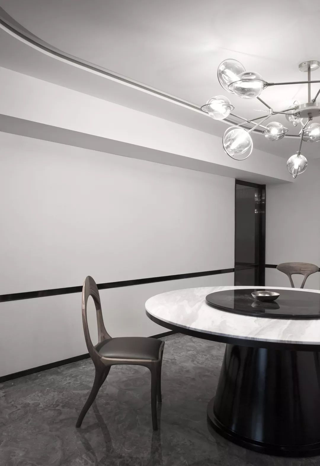 深圳天海豪景苑 C 户型东方轻奢美学住宅改造-32