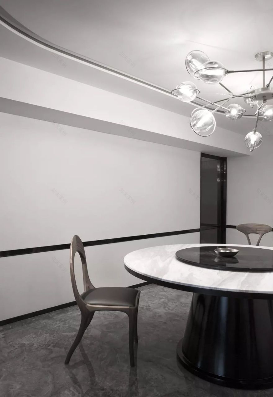 深圳天海豪景苑 C 户型东方轻奢美学住宅改造-32