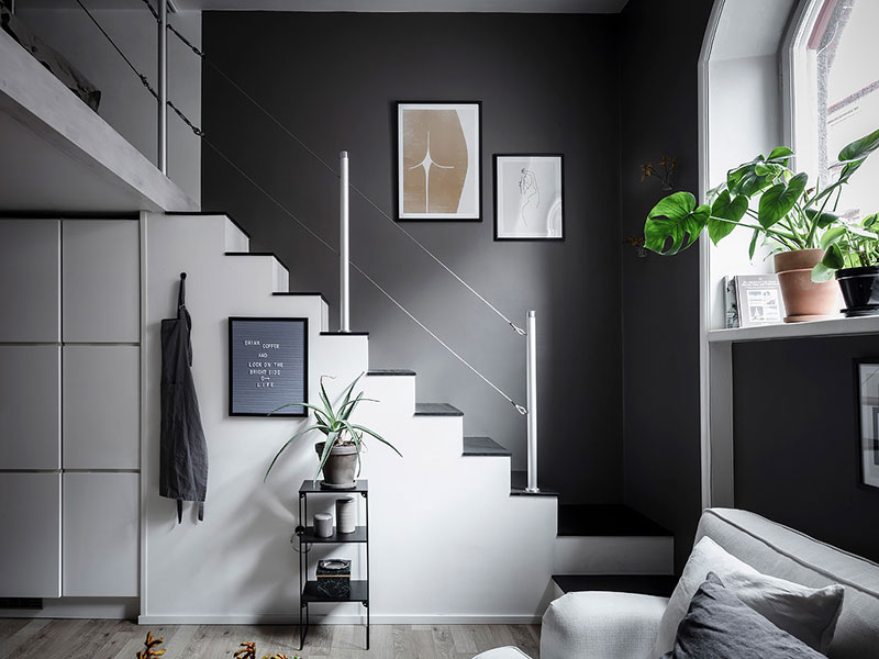 斯德哥尔摩 24 平米前商店改造公寓-4