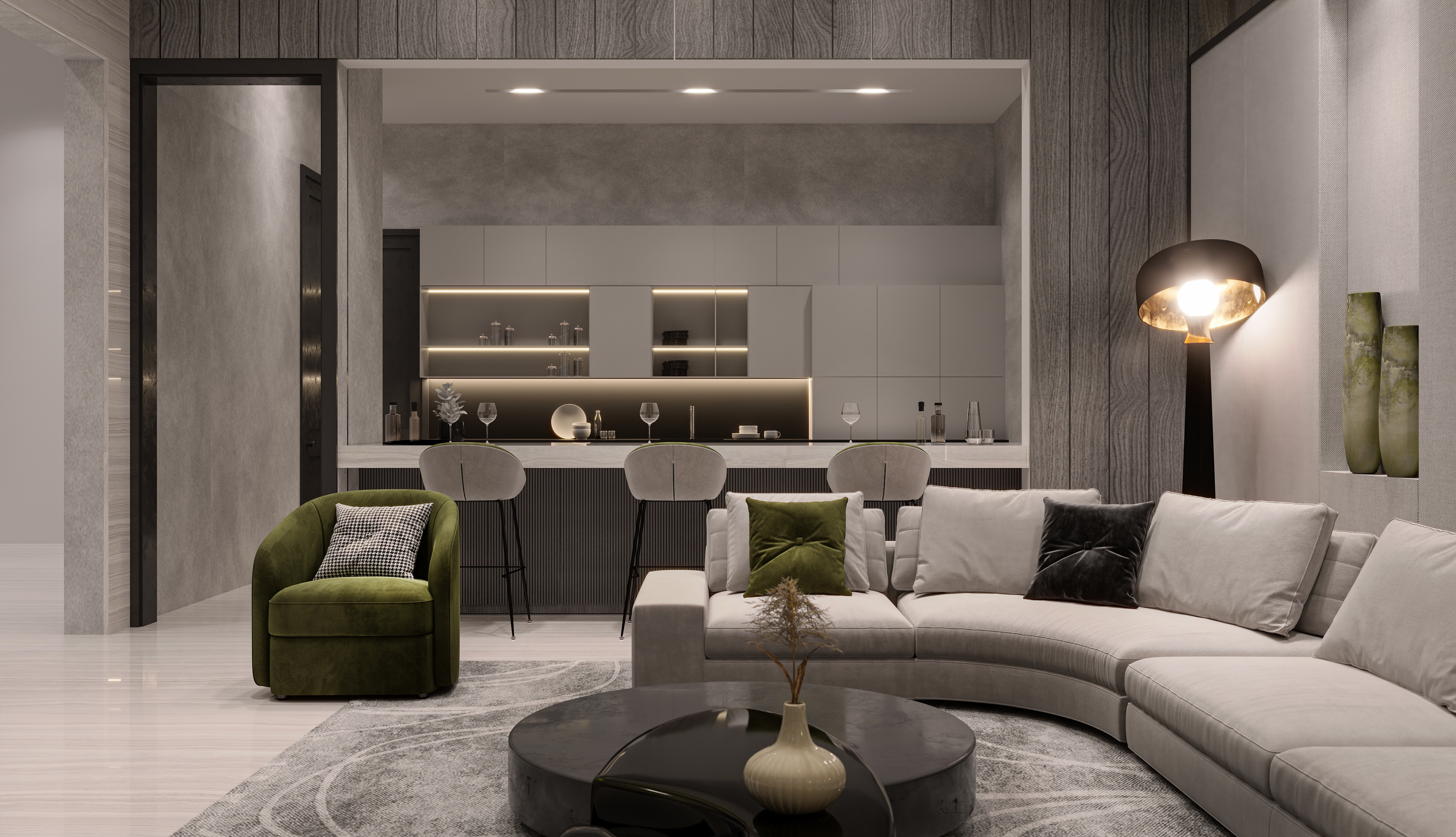 ELEGANT living area design-5