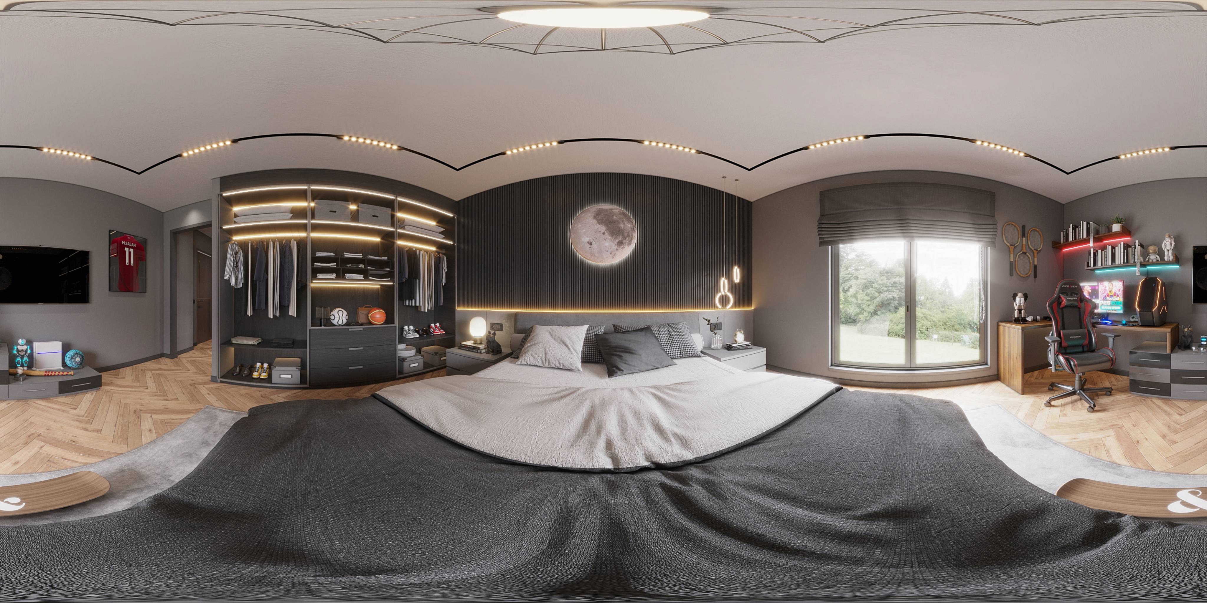 现代卧室设计丨埃及开罗丨Ahmed Zakaria Hamza-24