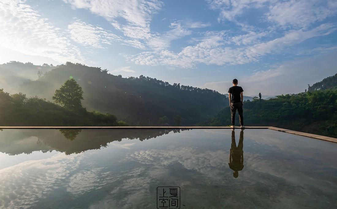 山间民宿"天空之镜",自然与空间的完美融合-32