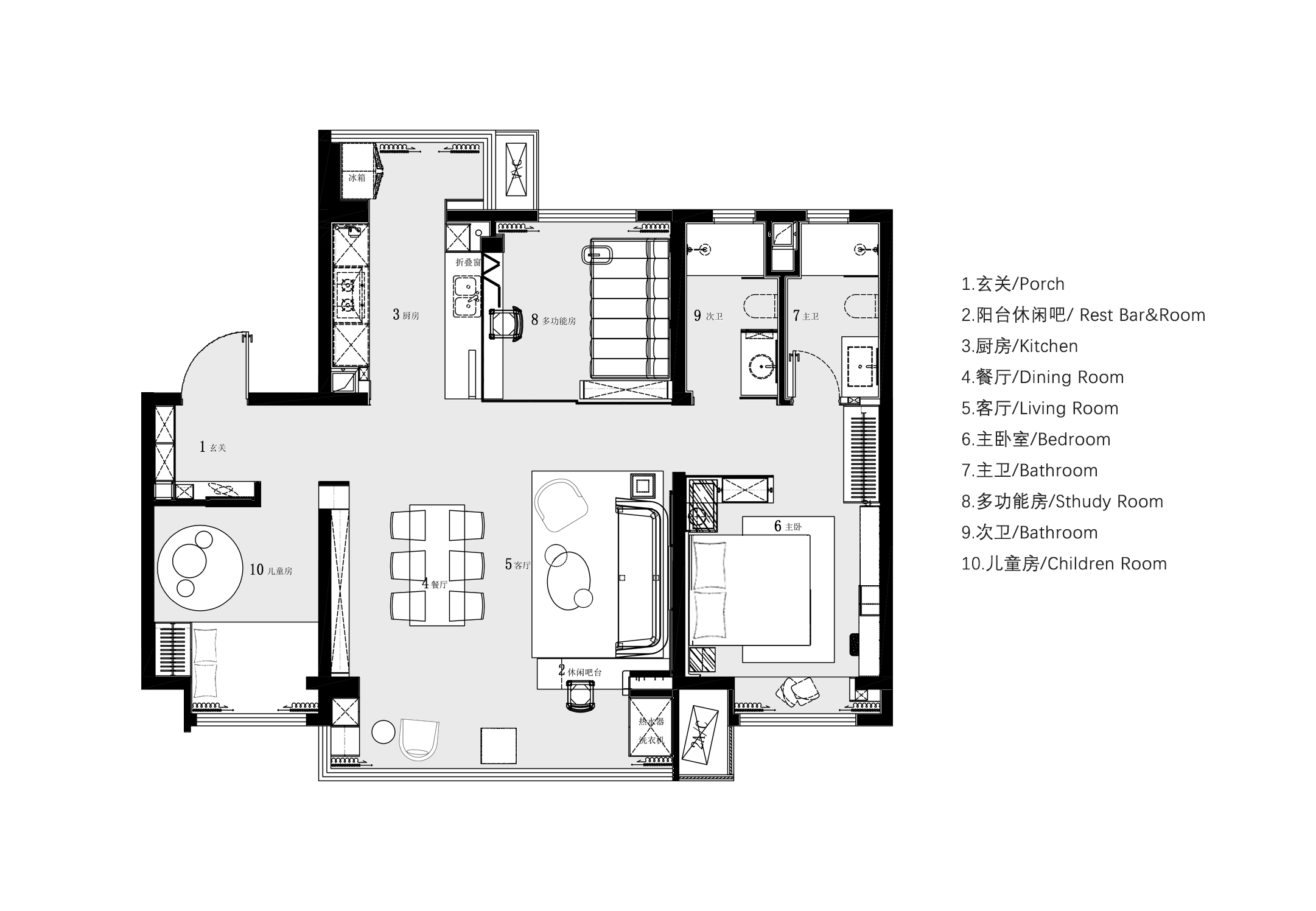 融创济南未来壹号 117 样板间丨中国济南丨北京喻远旨丰产品设计有限公司-51