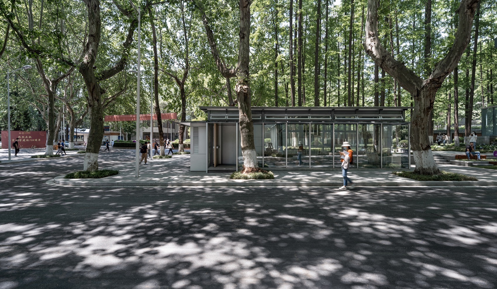 南京大学南园景观亭丨中国南京丨南京大学建筑规划设计研究院有限公司间架工作室-10