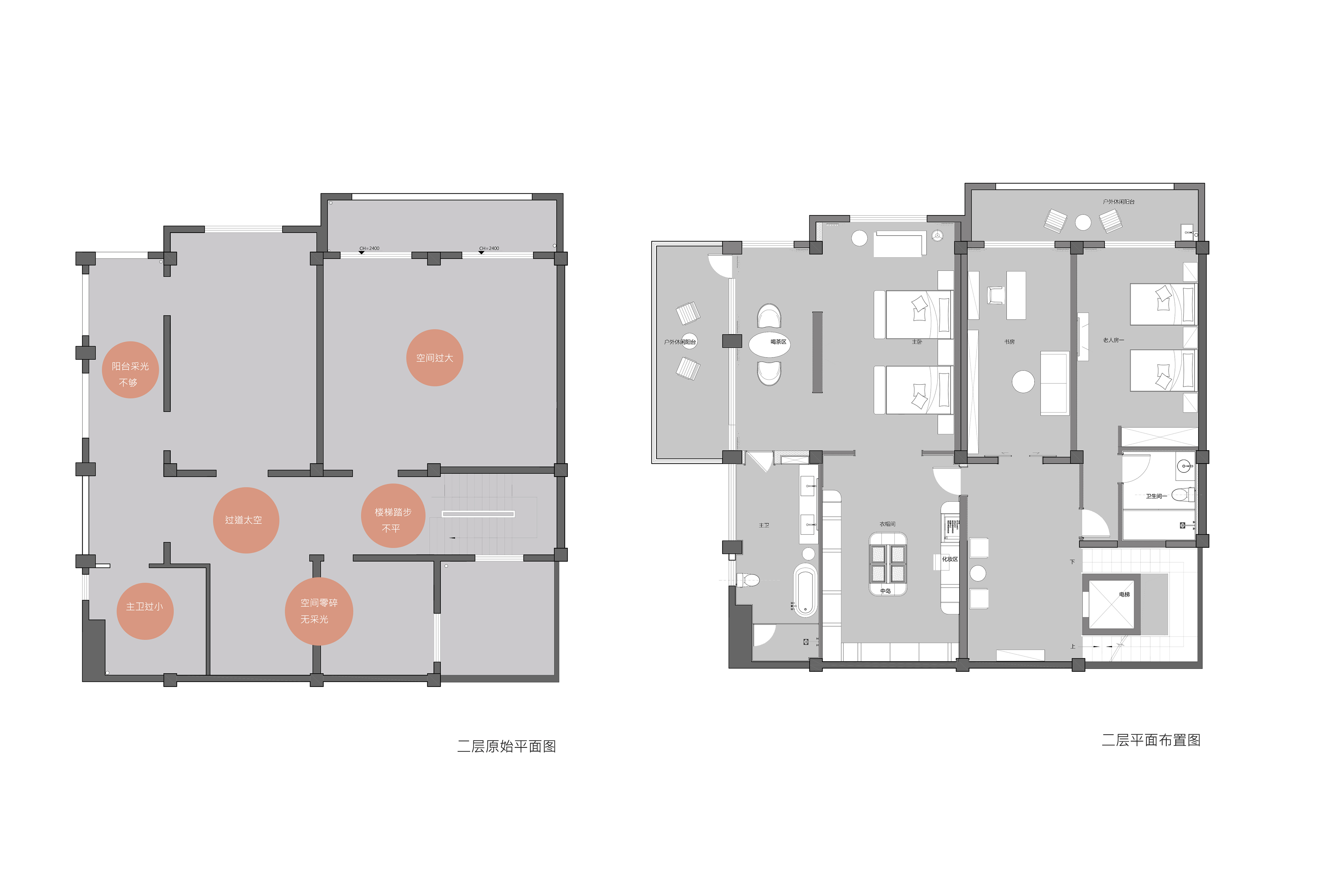 成都初一别墅设计 | 依山而建,巧妙布局,打造优雅现代空间-57