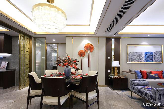 复式220平米装修案例·效果图  悠然雅居-15