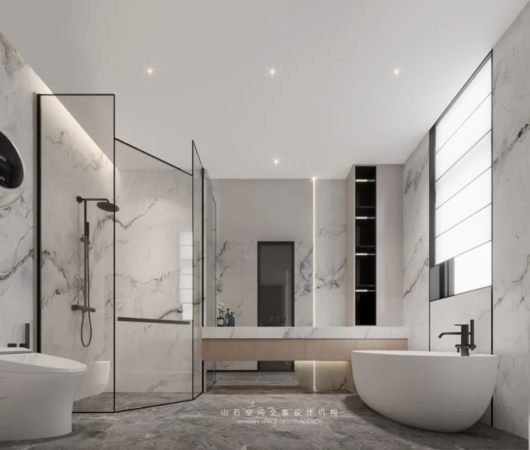 新希望锦麟河院挑空别墅丨中国沈阳丨山石空间全案设计机构-24