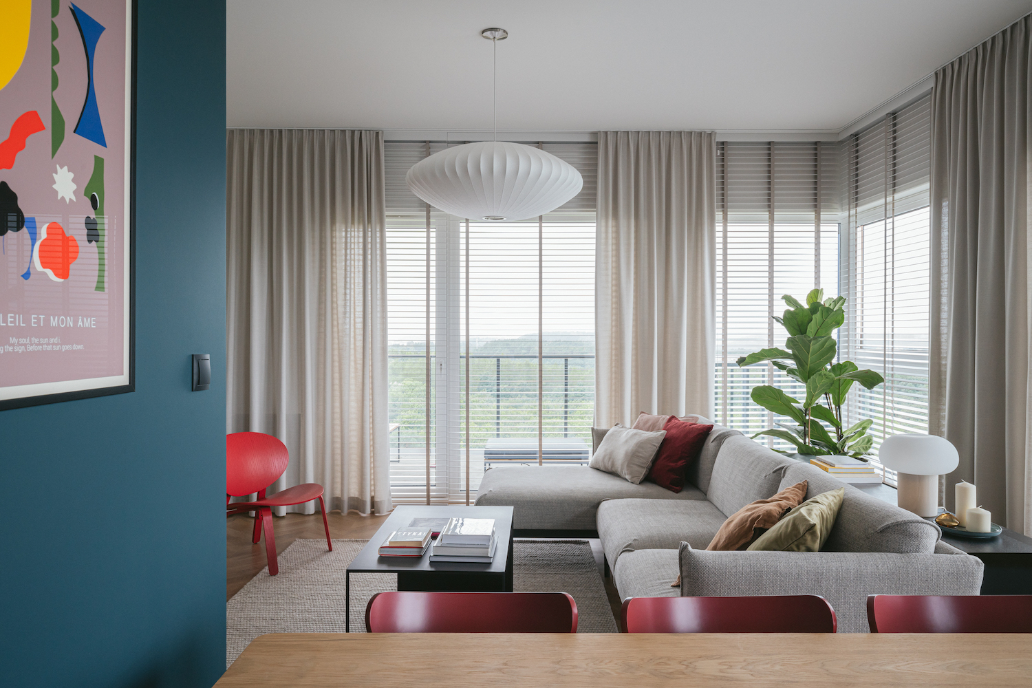 120平可俯瞰三市景观公园公寓室内设计丨Ula Schönhofer,Mateusz Piotrowski-22