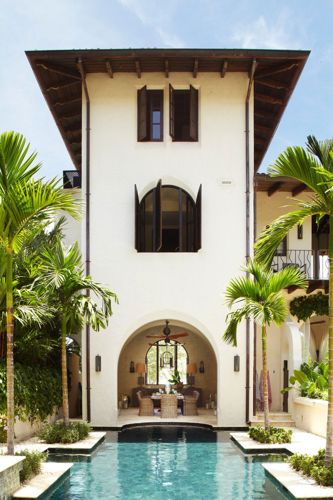 海景地中海风格别墅 | 融合东方元素的优雅之作-4