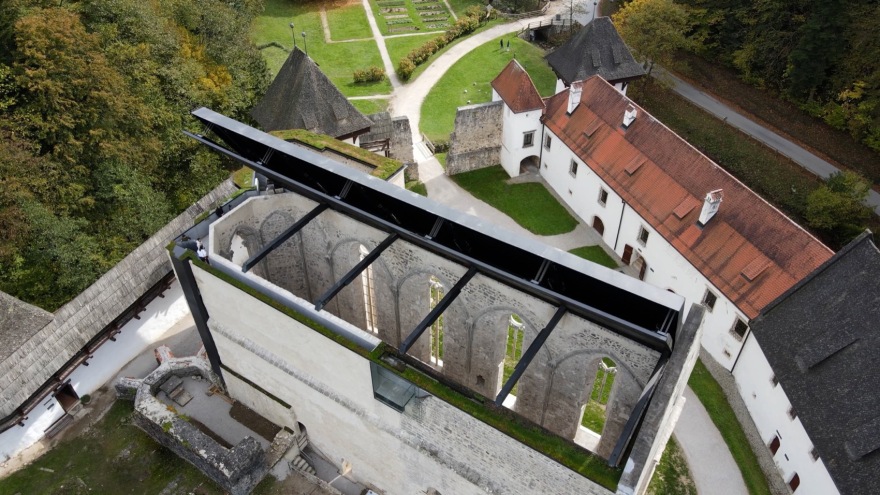 St· John 教堂(Žiče 卡尔特修道院)遗迹屋顶重建丨斯洛文尼亚丨MEDPROSTOR-7