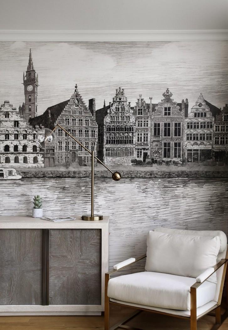 皇家御用 Cole&Son 壁纸装点的现代家居空间-28