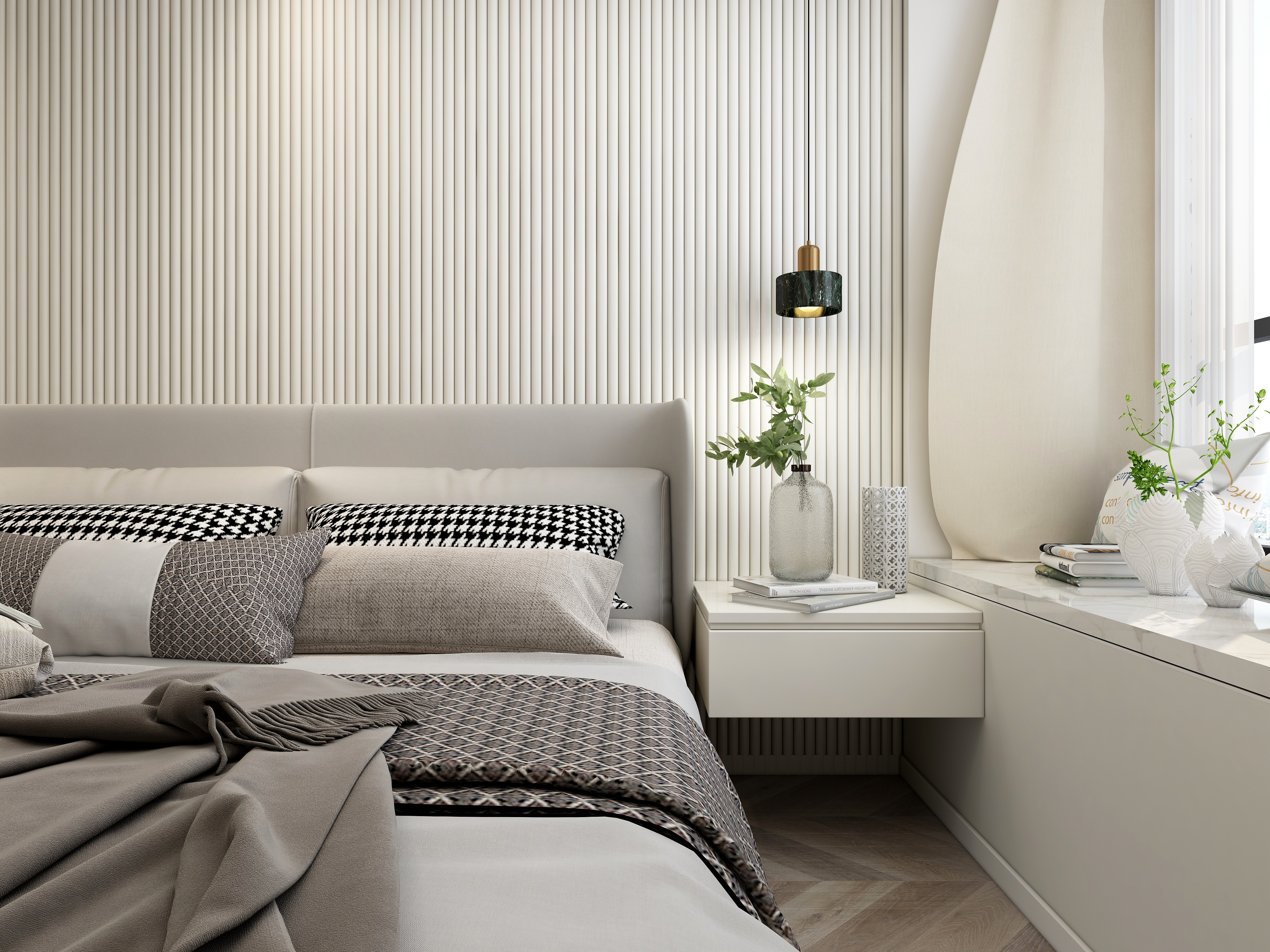 100 平莫兰迪风格 | 旖旎梦幻之家-23